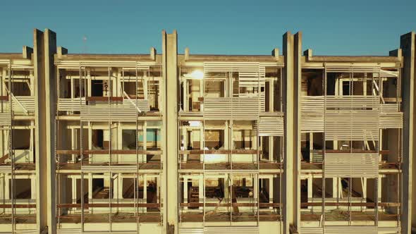 Abandoned Hotel Windows Reflections alt