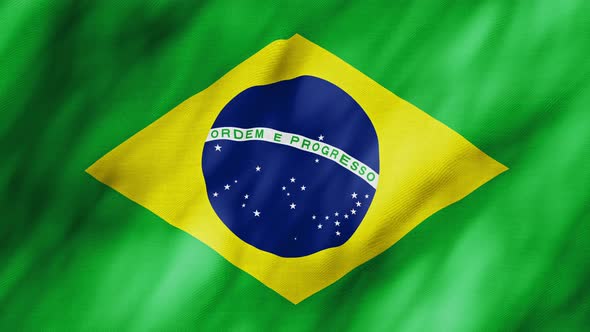 4k Flag of Brazil