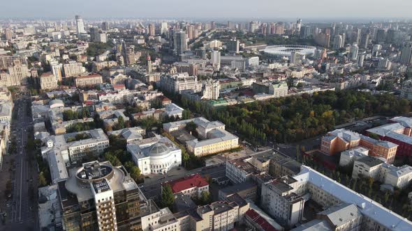Kyiv - the Capital of Ukraine. Aerial View. Kiev alt