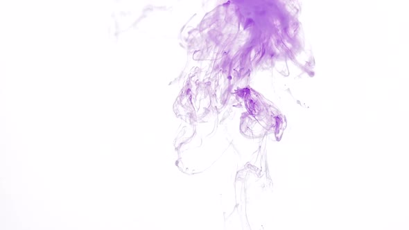 Thin Splashes of Purple Color