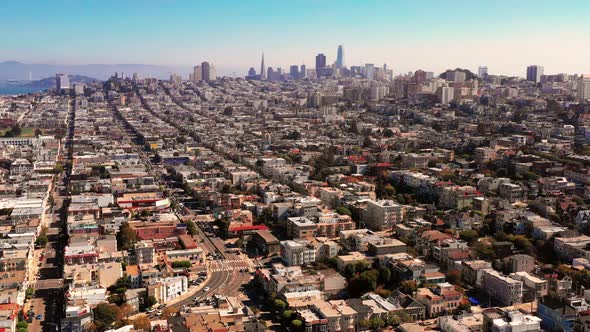 San Francisco Golden Gate Park Urban Elevate Aerial 4K UHD