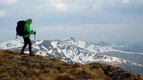 Hiker with Backpack