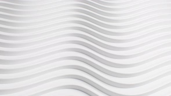 White abstract waves