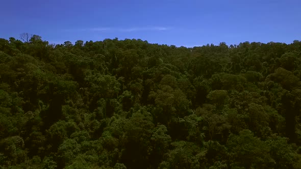 Aerial view of Chao Mai National Park idyllic coast in Thailand. alt