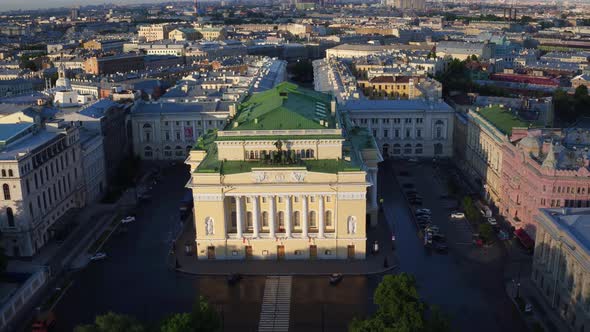 Aerial View Alexandrinsky Theatre  St.Petersburg 191 alt