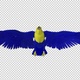 Ukraine Eagle - Flying Transition - IV - 4K - Alpha Channel - VideoHive Item for Sale