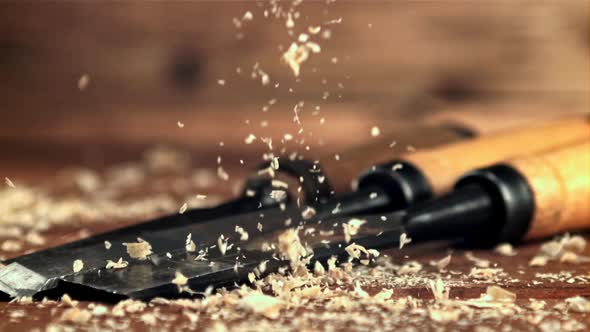 Sawdust Falls on the Table alt