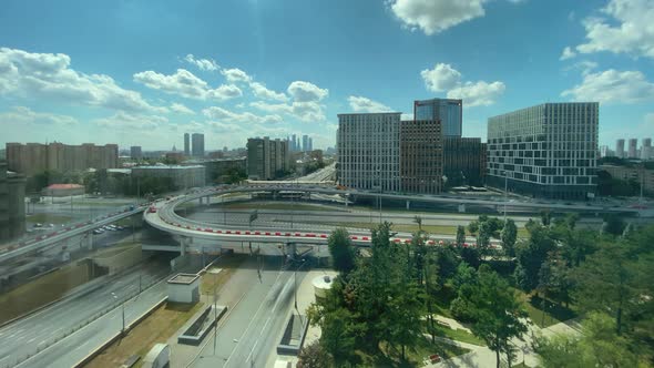 Fast Traffic on a Working Day in Moscow alt