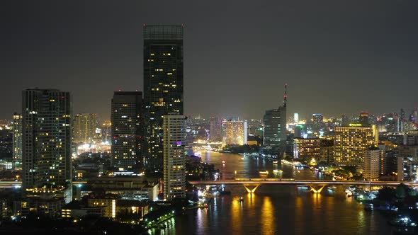 Beautiful building architecture around Bangkok city in Thailand alt