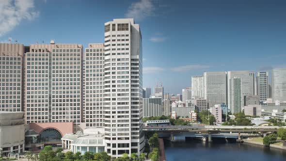 tokyo japan city harbour skyscrapers skyline destination timelapse alt