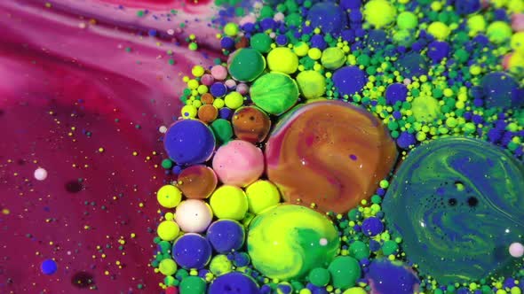 Water Oil Bubbles Background Texture alt