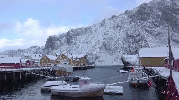 Winter Harbor in Norway