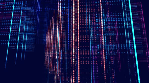 Lines Form Hologram Information Blocks alt