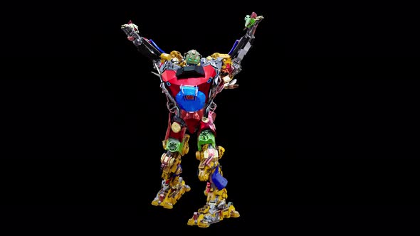 83 Robot Sword And Shield Slash 4K alt