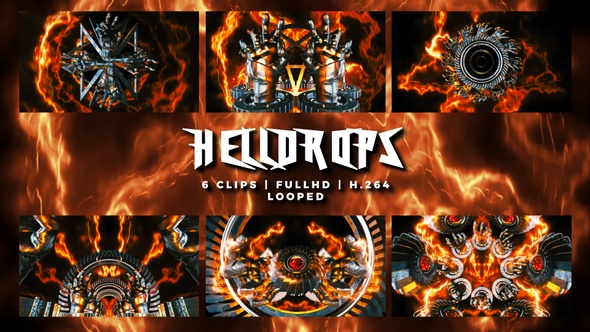 Helldrops - Vj Loops Pack (6 In 1) alt
