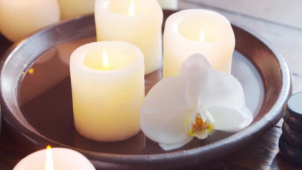 Spa background. Massage, oriental therapy, wellbeing and meditation concept. alt