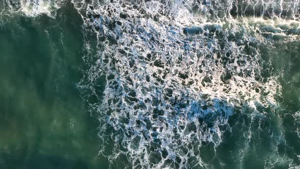 Aerial View Strong Storm Background Turkey Alanya alt