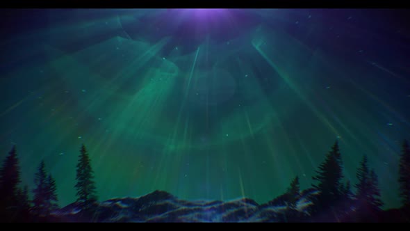 Northern Lights Background 4K