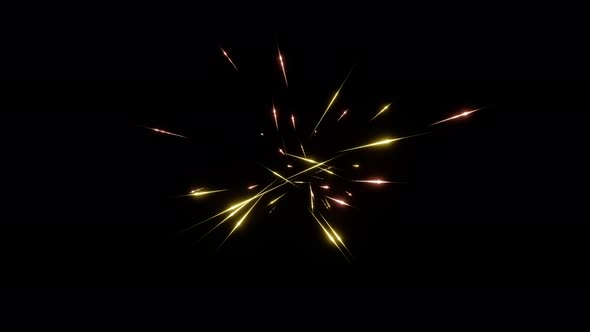 The release of optical emissions and their spread in the form of arrows Isolated by Alpha channel alt