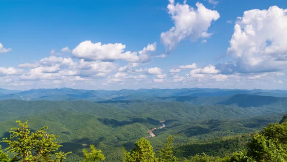 Doi Samer Dao mountain, famous travel destination in Nan province, Thailand - time lapse