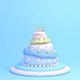 3 Tier Birthday Cake II - VideoHive Item for Sale