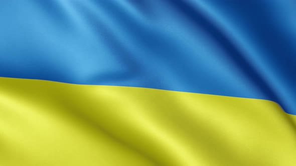 Ukrainian flag | Flag of Ukraine | UHD | 60fps alt