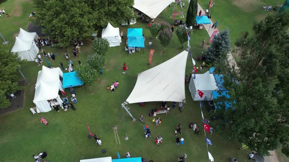 Aerial Festival Tents alt