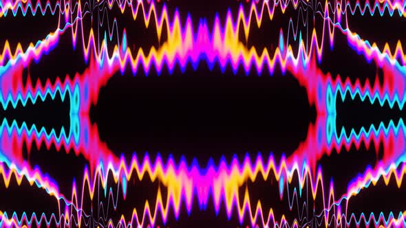 Glitch Plasma Multicolored Iridescent Endless Background alt