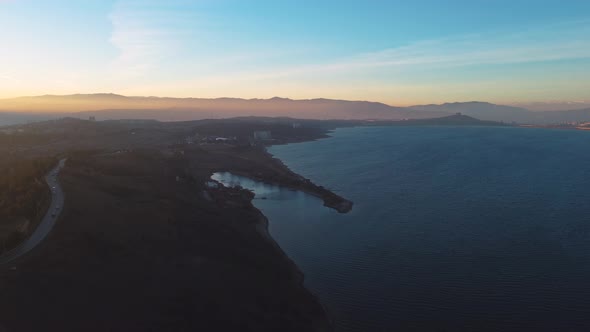 Sunset Over The Lake alt