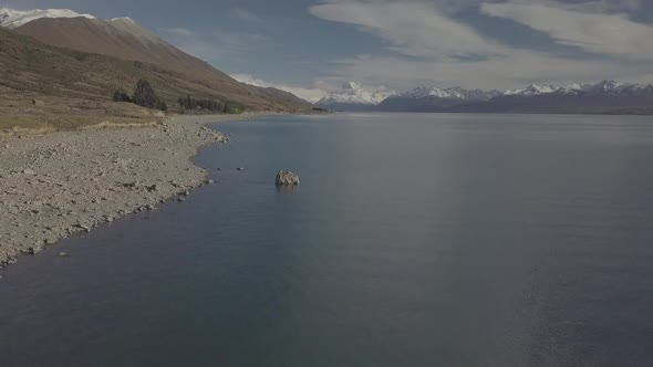 Lake Pukaki with Mt Cook