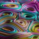 Multicolored Topographic Abstract Circular Fields - VideoHive Item for Sale
