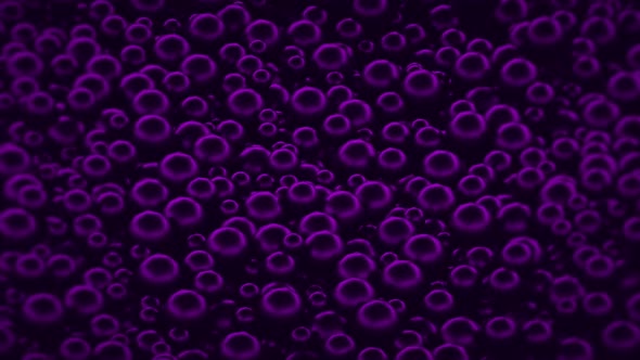 Purple Bubles Background