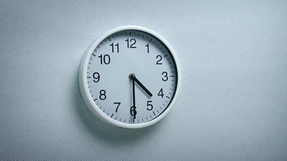 4.30 Clock On Wall, Stock Footage | VideoHive