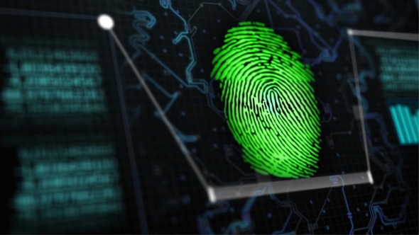 Artificial Intelligence Fingerprint Scan Security  alt