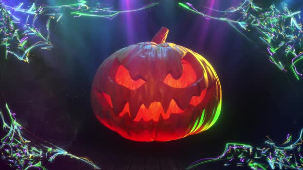 Halloween Party Pumpkin Loop