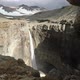 Waterfall on Dangerous Canyon. Mutnovsky Volcano, Kamchatka Peninsula - VideoHive Item for Sale