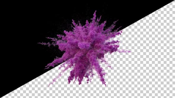 Pink Dusty Powder Explosion 1080p