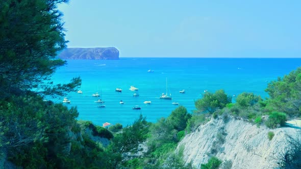 Beautiful Lagoon with Beautiful Turquoise Water of Mediterranean Sea