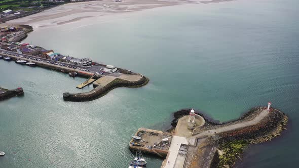 Aerial View of Howth Harbour and Village, Ireland