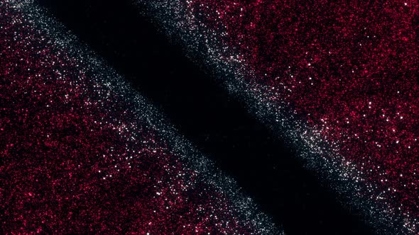 Trinidad And Tobago Flag With Abstract Particles