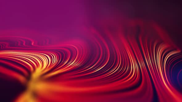 Concentric Red Lines Dynamic Colorful Background