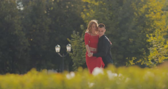 Support in Dance Tango on a City Street alt