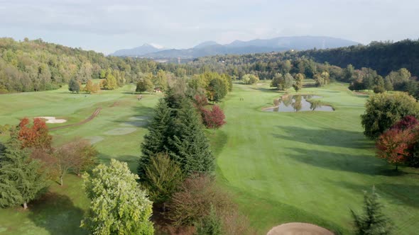 Golf Course Aerial View 