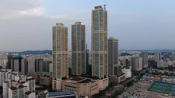 Seoul Yangcheon Gu Mok Dong High Rise Apartment Closeup