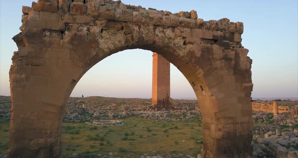 Aerial View Of World's First University Harran University At Harran alt