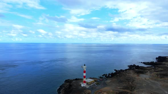 Lighthouse in the coast 4k 60fps, Stock Footage | VideoHive