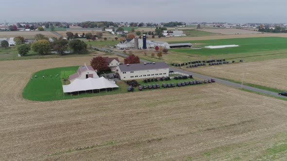 Amish Wedding in an Amish Farm Captured by a Drone alt
