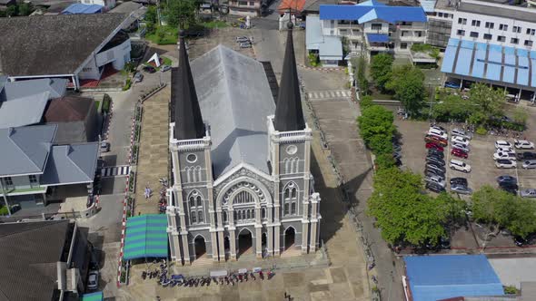 Cathedral of Immaculate Conception in Chanthaburi Thailand alt