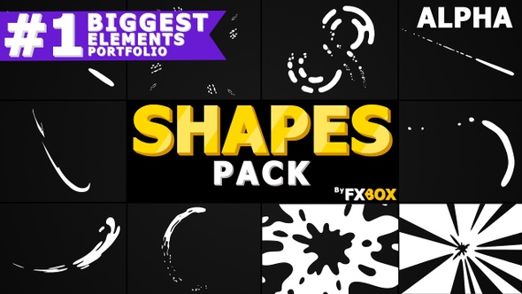 Hand Drawn Dynamic Shapes | Motion Graphics Pack