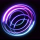 Abstract rotational lines. Shining neon lights, Glow swirl light effect. - VideoHive Item for Sale